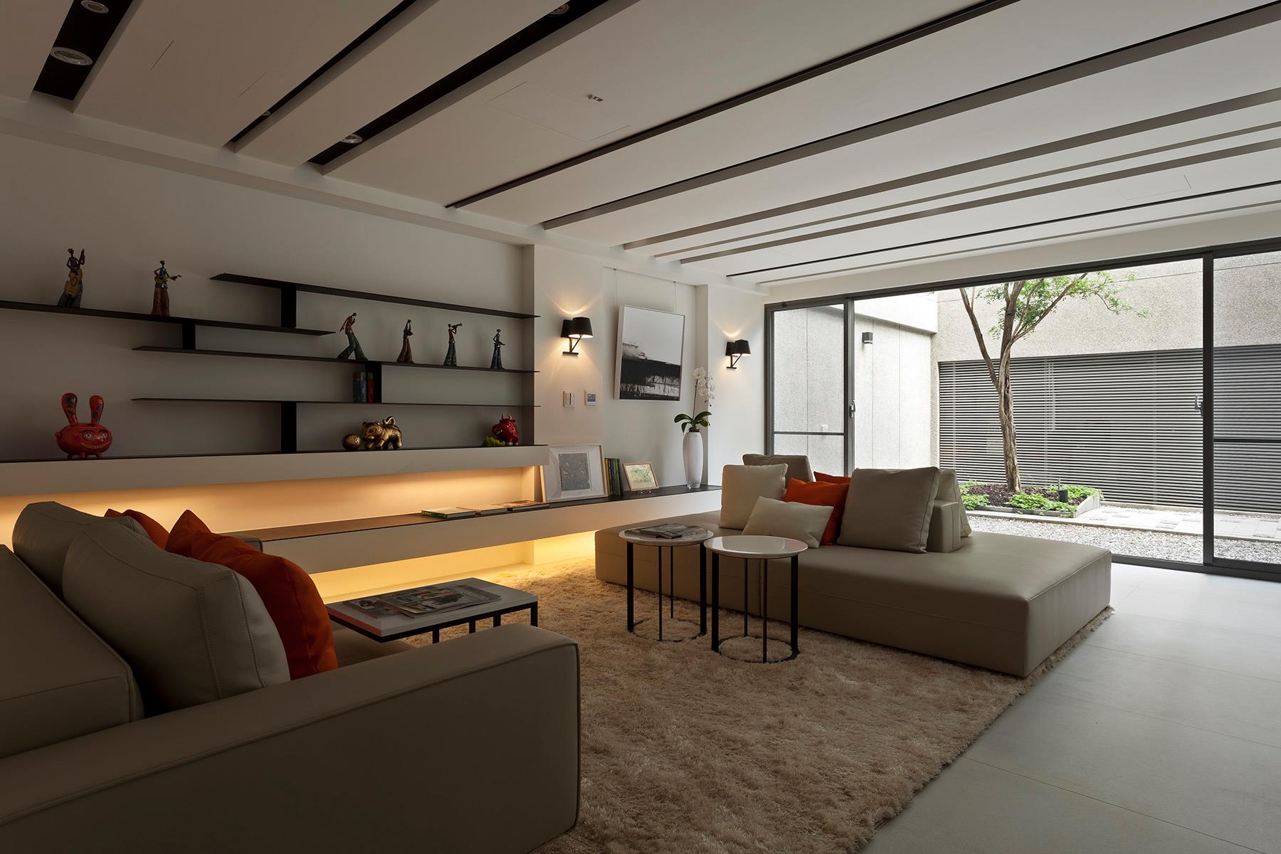 phong cách thiết kế nội thất hiện đại với phòng khách đẹp mắt