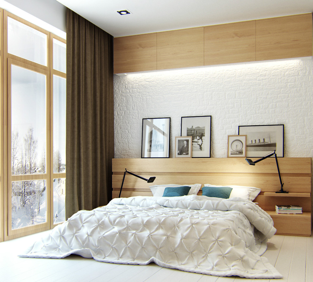 phong cách thiết kế nội thất hiện đại với phòng ngủ đẹp và thông thoáng