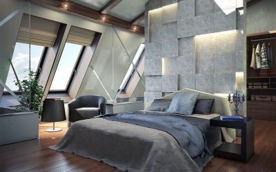 Phòng ngủ gác mái đẹp độc đáo, với nhiều ý tưởng mới lạ
